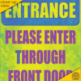 1020.dogs In Yard Do Not Enter Metal Tin Sign, 12x18 in, Indoor/Outdoor Decorative Sign - a4