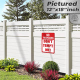 1024.dogs In Yard Do Not Enter Metal Tin Sign, 12x18 in, Indoor/Outdoor Decorative Sign - a4