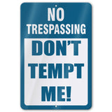 1024.dogs In Yard Do Not Enter Metal Tin Sign, 12x18 in, Indoor/Outdoor Decorative Sign - a4