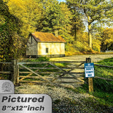 No Trespassing: Do Not Tempt Me Sign, Tin Metal 12x18, Rustproof Indoor/Outdoor