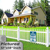 1024.dogs In Yard Do Not Enter Metal Tin Sign, 12x18 in, Indoor/Outdoor Decorative Sign - a4