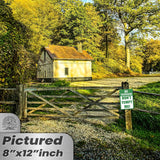 No Trespassing: Do Not Tempt Me Sign, Tin Metal 12x18, Rustproof Indoor/Outdoor