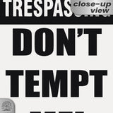 1024.dogs In Yard Do Not Enter Metal Tin Sign, 12x18 in, Indoor/Outdoor Decorative Sign - a4