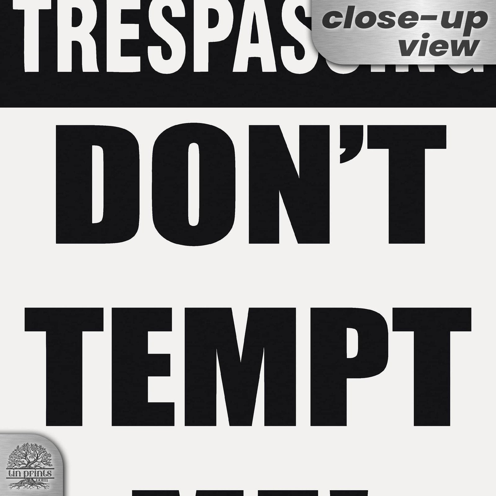 1024.dogs In Yard Do Not Enter Metal Tin Sign, 12x18 in, Indoor/Outdoor Decorative Sign - a4