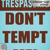 1024.dogs In Yard Do Not Enter Metal Tin Sign, 12x18 in, Indoor/Outdoor Decorative Sign - a4