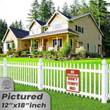 1024.dogs In Yard Do Not Enter Metal Tin Sign, 12x18 in, Indoor/Outdoor Decorative Sign - a4