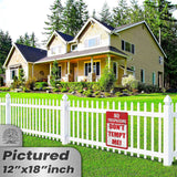 1024.dogs In Yard Do Not Enter Metal Tin Sign, 12x18 in, Indoor/Outdoor Decorative Sign - a4