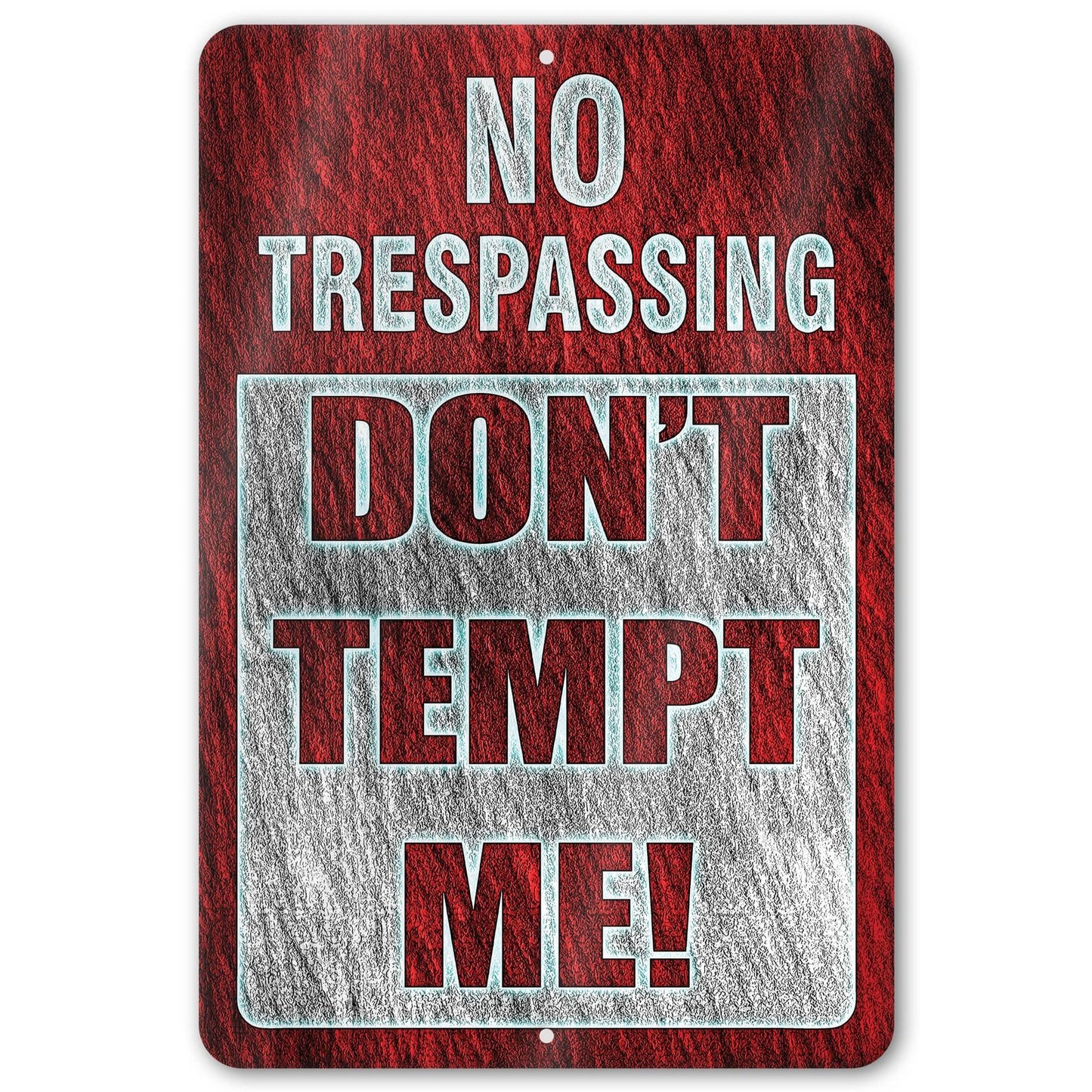 1024.dogs In Yard Do Not Enter Metal Tin Sign, 12x18 in, Indoor/Outdoor Decorative Sign - a4
