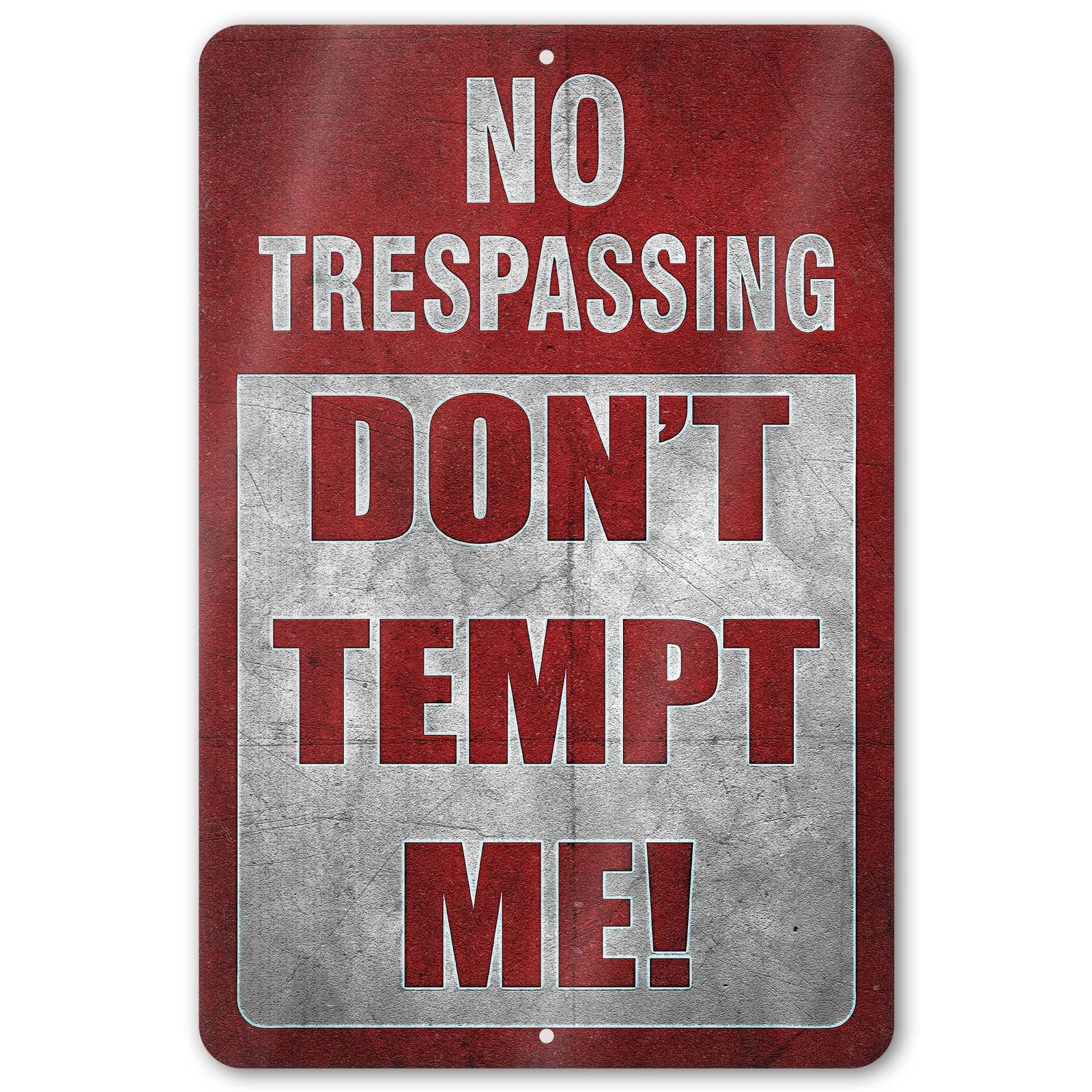 1024.dogs In Yard Do Not Enter Metal Tin Sign, 12x18 in, Indoor/Outdoor Decorative Sign - a4