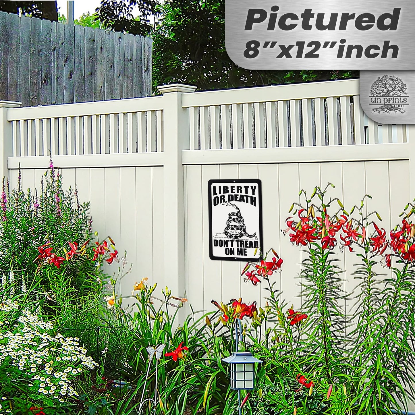 Do Not Tread On Me - Liberty or Death Metal Sign 71