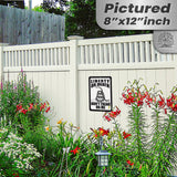 Do Not Tread On Me - Liberty or Death Metal Sign 71