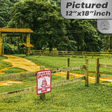 Do Not Tread On Me - Liberty or Death Metal Sign 94