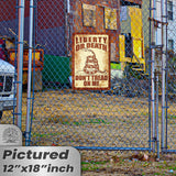 Do Not Tread On Me - Liberty or Death Metal Sign 160