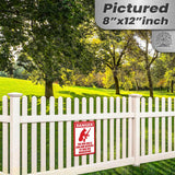 Dog Has A Gun No Trespassing - Funny Security Sign 6