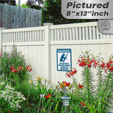 Dog Has A Gun No Trespassing - Funny Security Sign 23