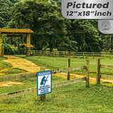 Dog Has A Gun No Trespassing - Funny Security Sign 30