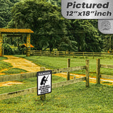 Dog Has A Gun No Trespassing - Funny Security Sign 78