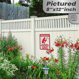 Dog Has A Gun No Trespassing - Funny Security Sign 87