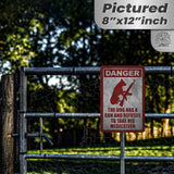 Dog Has A Gun No Trespassing - Funny Security Sign 122