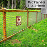 Dog Has A Gun No Trespassing - Funny Security Sign 137