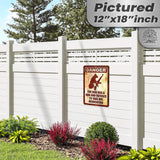 Dog Has A Gun No Trespassing - Funny Security Sign 141