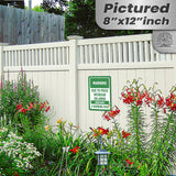 No Warning Shot Trespassing Sign - Ammo Price 39