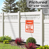 No Warning Shot Trespassing Sign - Ammo Price 61