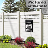 No Warning Shot Trespassing Sign - Ammo Price 77