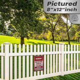 No Warning Shot Trespassing Sign - Ammo Price 118