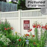 No Warning Shot Trespassing Sign - Ammo Price 119